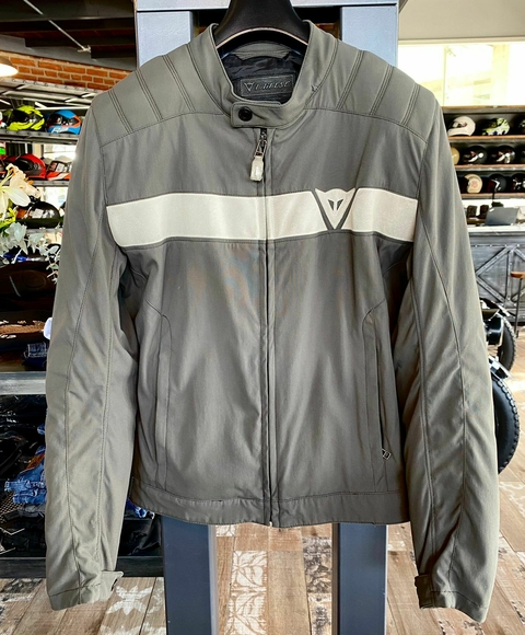 CAMPERA DAINESE STRIPES TEX GREY USADA TALLE M