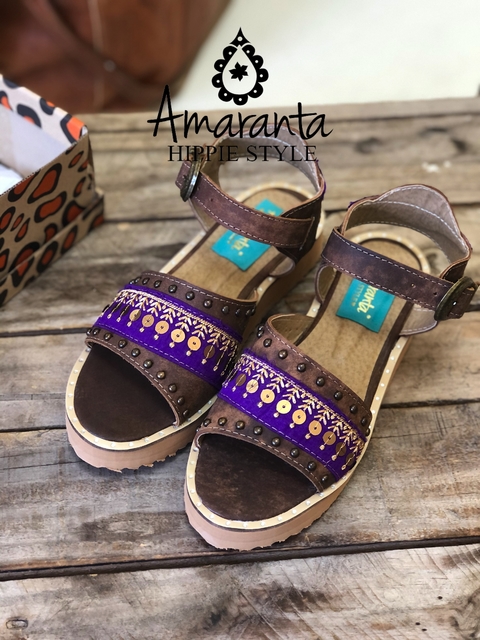 Sandalias India Violeta