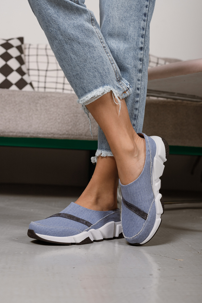Zuecos Kali Azul Jean Comprar en Ozeta