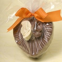 Corazón de chocolate. Bombones para regalar en San Valentin