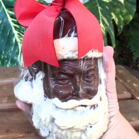 Papá Noel de chocolate