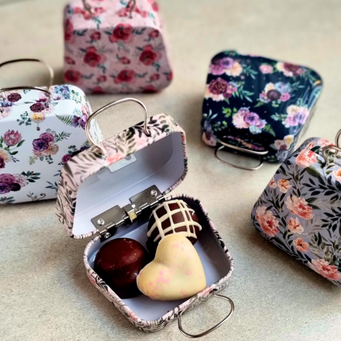 20 Mini carteras con bombones