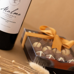 Vino y trufas al chocolate 3 tamaños - comprar online