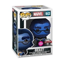 FUNKO POP! MARVEL X-MEN 20TH BEAST FLOCKED EXCLUSIVE 643