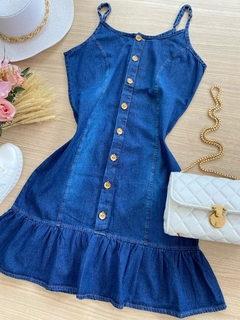 Vestido jeans botões - comprar online