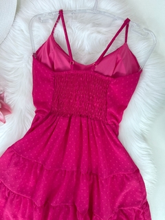 Vestido Chiffon Pink na internet