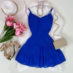 Vestido Chiffon Azul