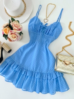Vestido Babi azul - comprar online