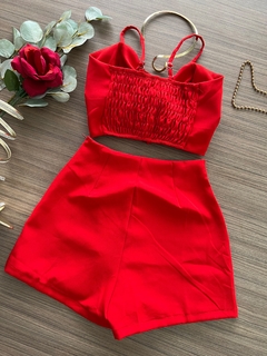 Conjunto alfaiataria Vermelho - comprar online