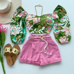 Shorts de linho (cores)