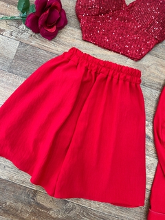 Conjunto kimono vermelho - comprar online
