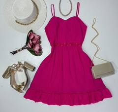 Vestido laise pink