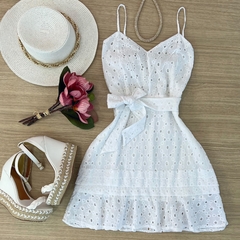 Vestido laise branco