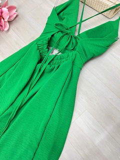 Macacão Pantalona verde - comprar online