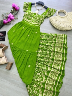 Vestido Longo verde - comprar online