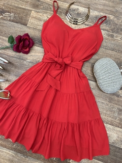 Vestido Isa vermelho - comprar online
