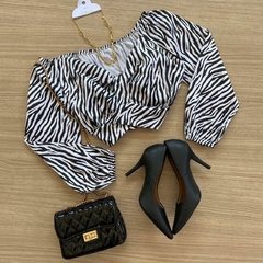 Cropped zebra