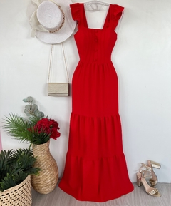 Vestido Longo Laura vermelho