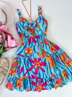 Vestido Laço estampado - comprar online