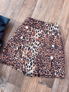 Saia/shorts Animal print na internet