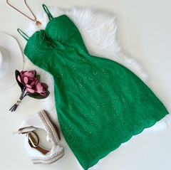 Vestido laise verde