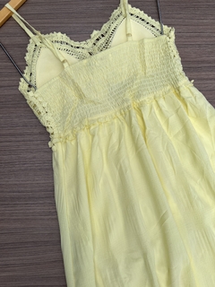 Vestido Bárbara longo amarelo COD516 na internet