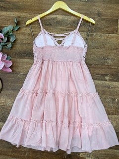 Vestido Bárbara rosa - comprar online