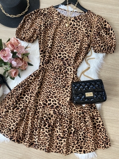 Vestido animal print - comprar online