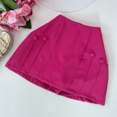 Saia shorts alfaiataria pink - buy online