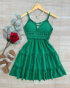 Vestido Bárbara verde