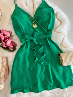 Vestido Mari verde - comprar online