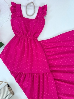 Vestido longo Yasmin Pink - comprar online