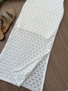 Vestido tricot branco - comprar online