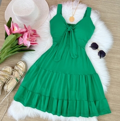 Vestido Laço verde - comprar online