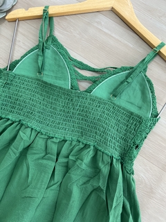 Vestido Bárbara verde - comprar online