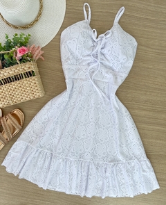Vestido Laise branco - comprar online