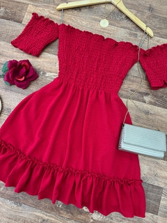 Vestido Lastex vermelho - comprar online
