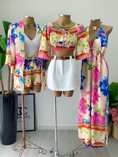Conjunto kimono 3 peças na internet