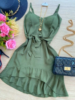 Vestido de amarrar Militar - buy online