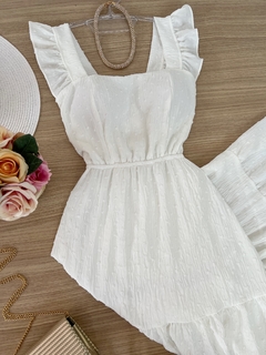 Vestido longo Yasmin Off White - loja online