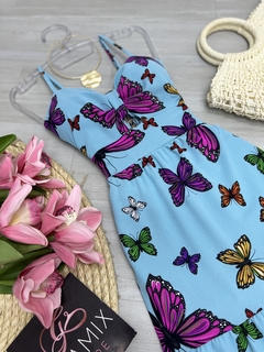 Vestido Bia borboletas azul (cópia) (cópia) on internet