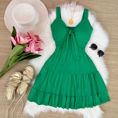 Vestido Laço verde