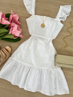 Vestido laise branco - comprar online