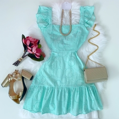 Vestido laise verde claro - buy online