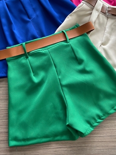 Saia shorts alfaiataria verde (cópia) (cópia)