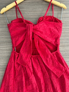 Vestido laise vermelho longo - comprar online