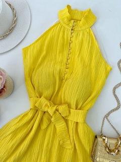 Vestido Evelyn amarelo - comprar online
