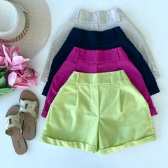 Shorts de linho (cores) - comprar online