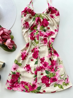 Vestido de amarrar floral - comprar online