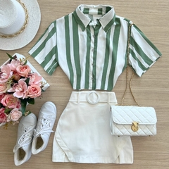 Cropped camisa